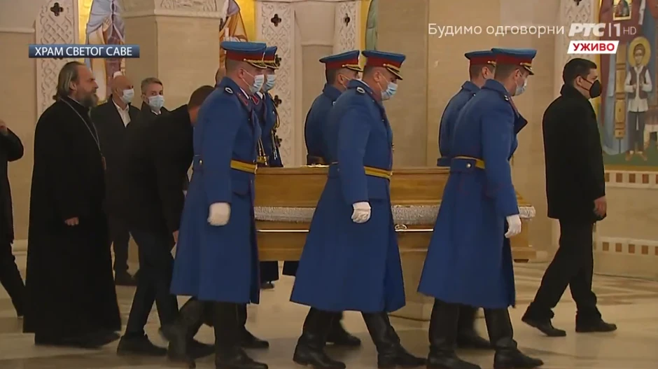 Sahrana, Irinej, Hram Svetog Save