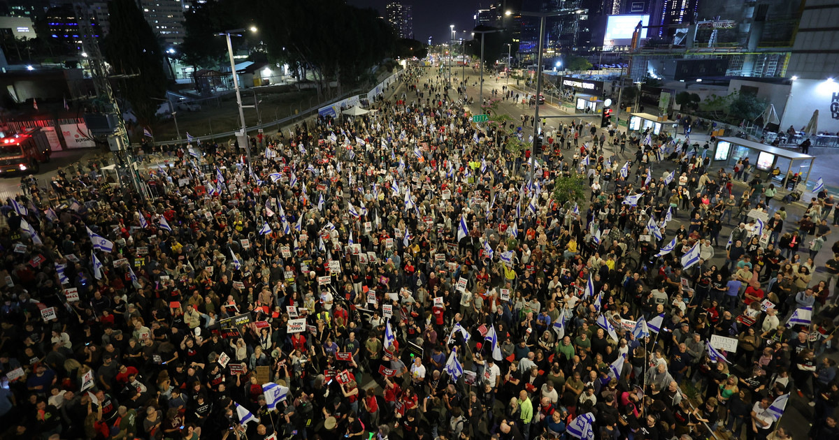 Gran manifestación en Israel, 100 mil personas en las calles