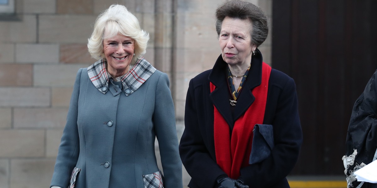 Księżna Camilla i księżniczka Anna.