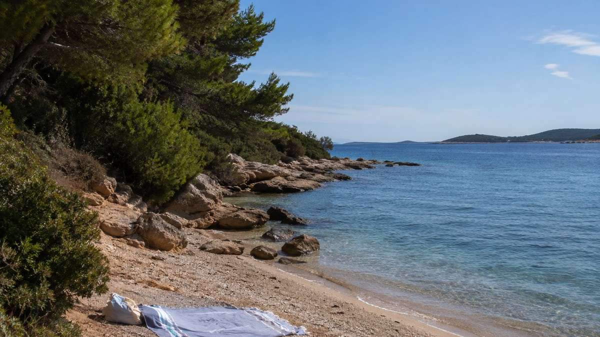 Plaža - ilustracija