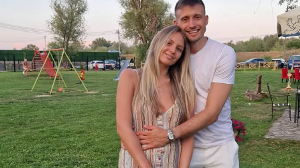 Aleksa Avramović sa ženom