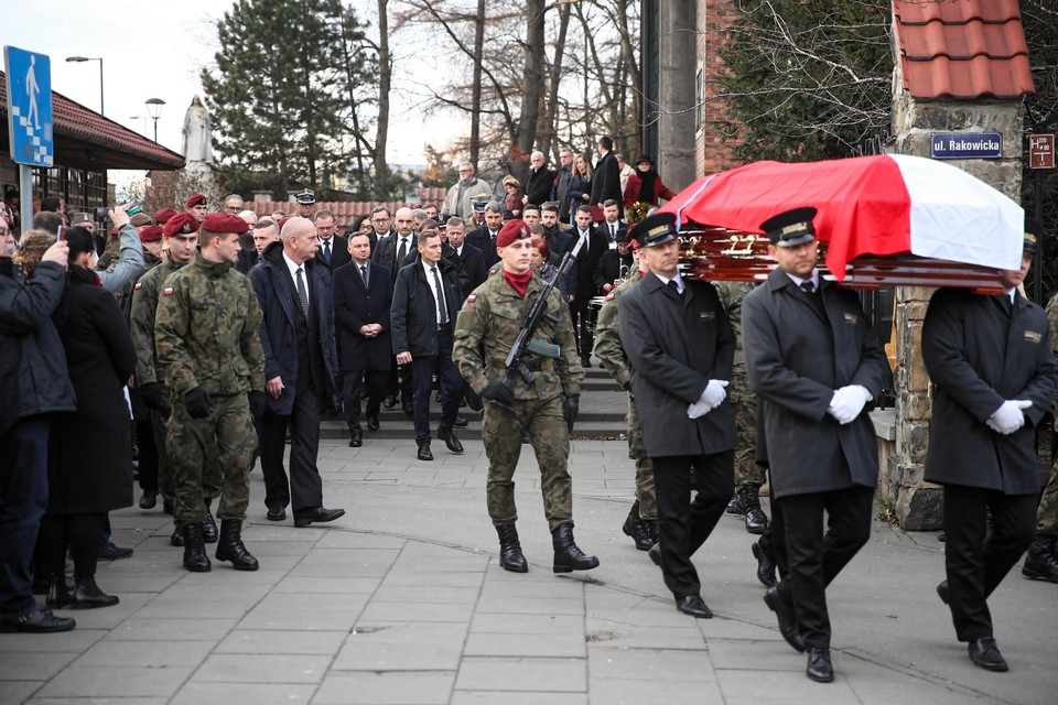 Pogrzeb gen. Tadeusza "Rączego" Bieńkowicza 