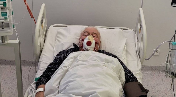 Lech Wałęsa w szpitalu. Zdjęcie zamieszczone na profilu byłego prezydenta