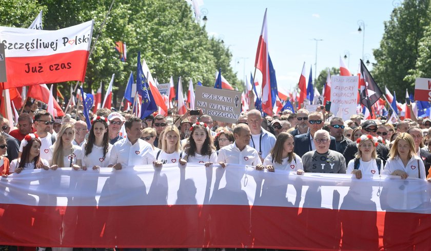 Jolanta Kwaśniewska doceniła rolę marszu 4 czerwca.