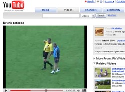 Zobacz, jak pijany sędzia zataczał się na meczu