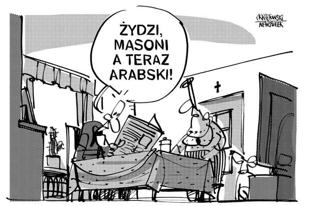 żydzi, masoni i Arabski krzętowski