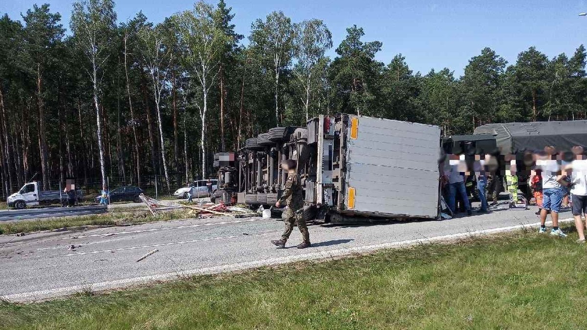 Garwolin. Potężny karambol na drodze ekspresowej S17