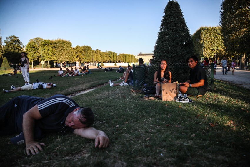 Vrućine u Francuskoj - Pariz