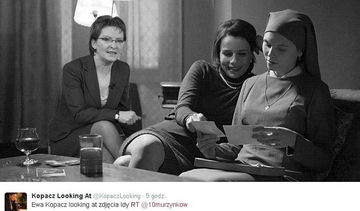 Oscarowe memy: Ewa Ko­pacz ki­bi­cu­je 'Idzie'