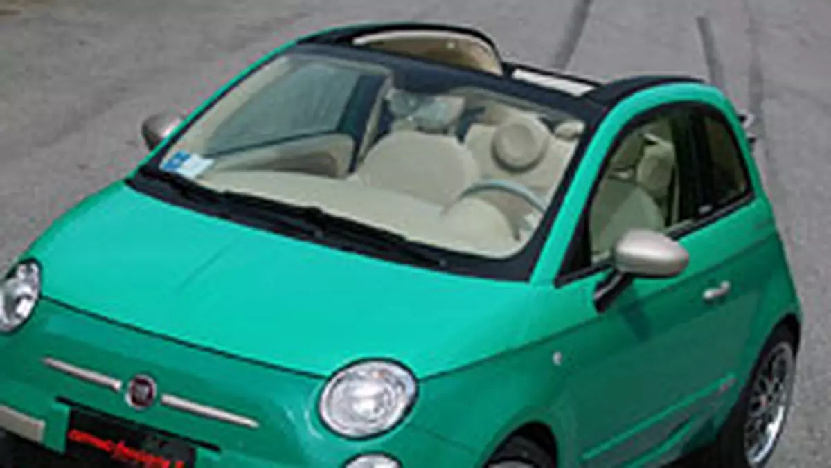 Zielony, ale nieekologiczny Fiat 500C Sardinia by Romeo Ferrari