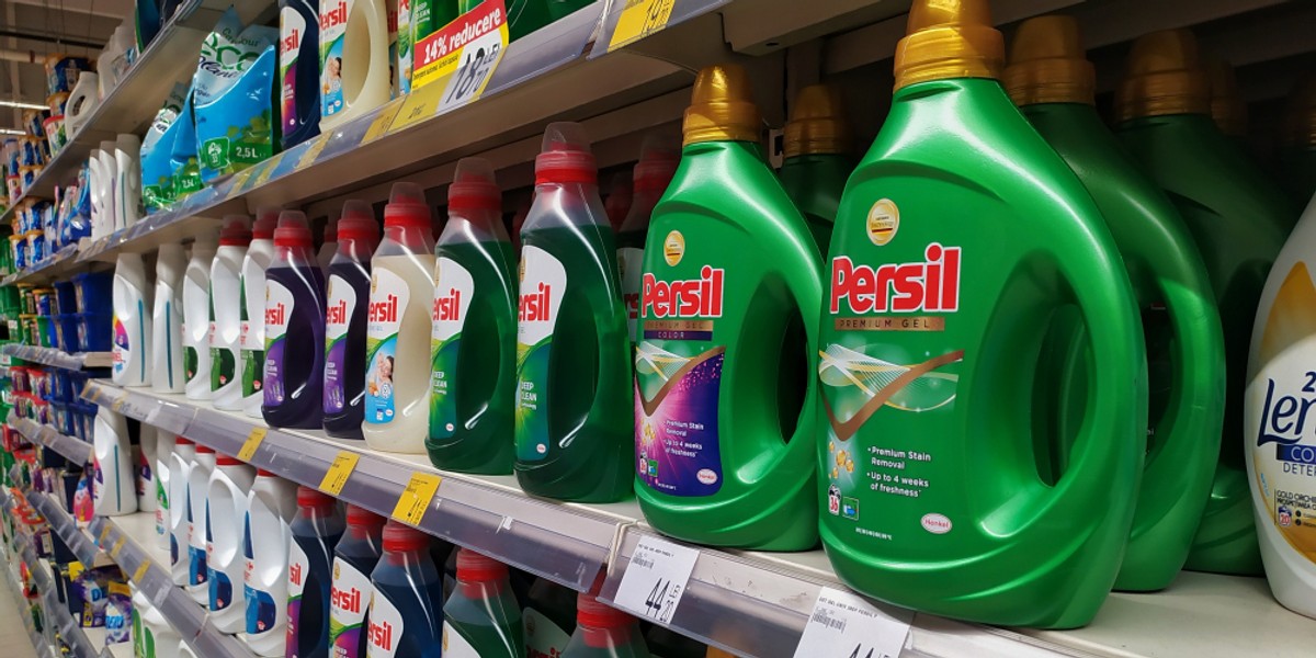 Jednym z bardziej znanych produktów firmy Henkel jest Persil.