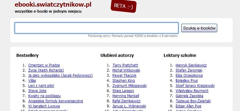 Wystartowała pierwsza polska porównywarka cen e-booków