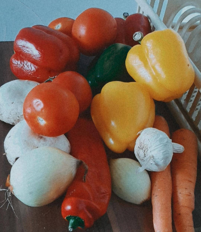Warzywa znalezione na śmietniku