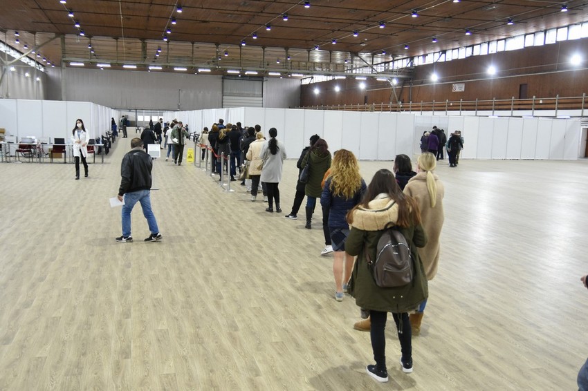 Vakcinacija u Novom Sadu, Sajam