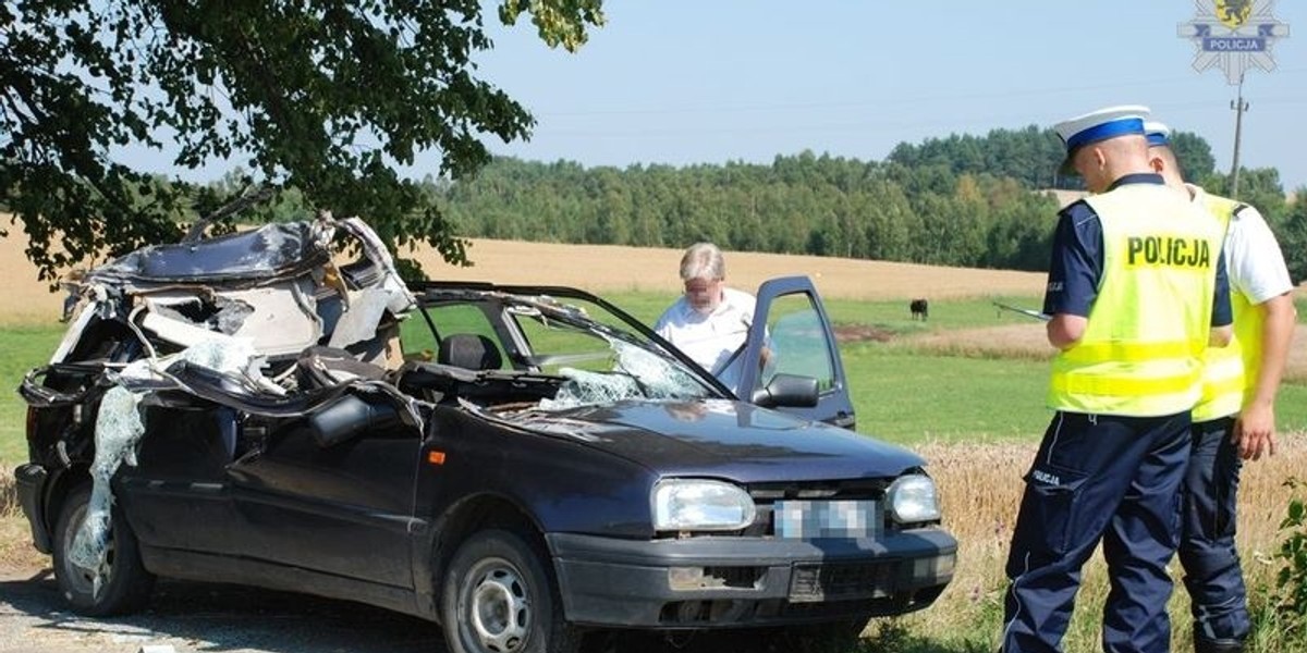 Kombajn staranował 4-osobową rodzinę