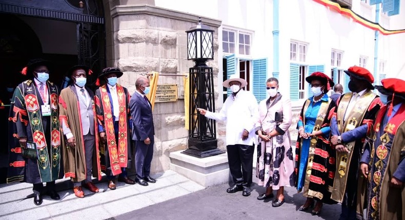 President Museveni commisioned the Makerere University Main Building