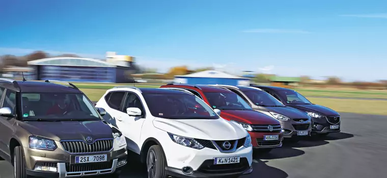 Porównanie SUV-ów: Hyundai ix35, Mazda CX-5, Nissan Qashqai, Skoda Yeti, VW Tiguan