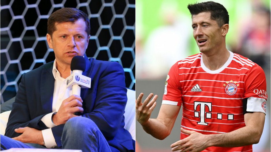 Cezary Kucharski i Robert Lewandowski