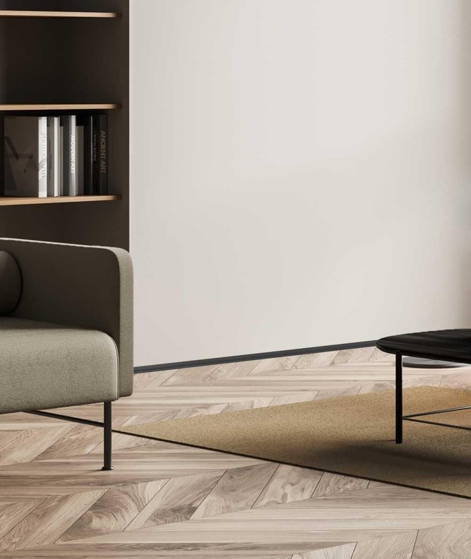 Tanka aluminijumska lajsna može postati elegantan detalj modernog enterijera