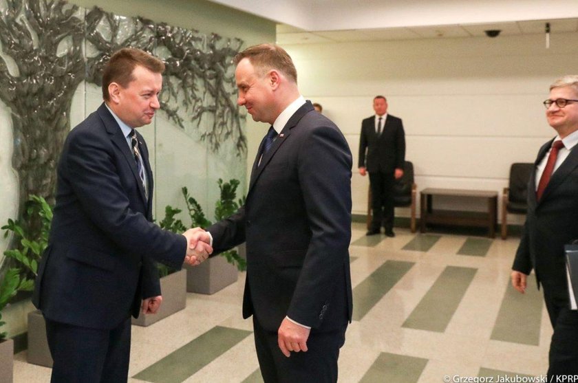 Andrzej Duda i Mariusz Błaszczak