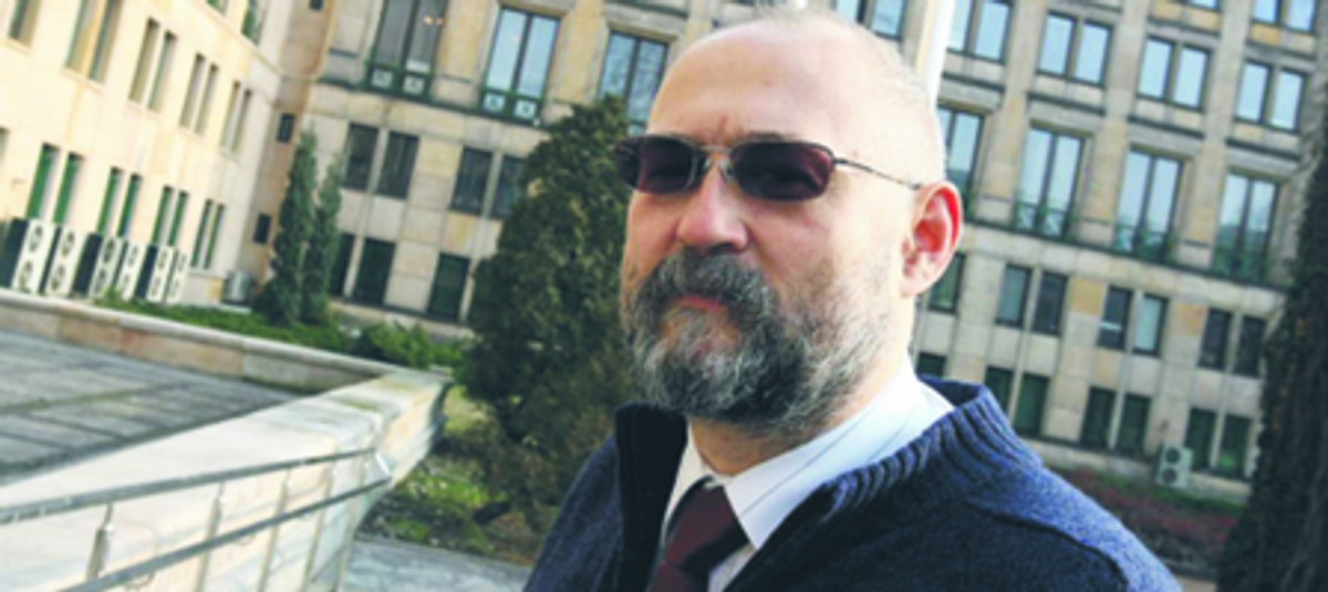 Tomasz Ludwiński, przewodniczący NSZZ „S” w UKS Warszawa Fot. Wojciech Górski