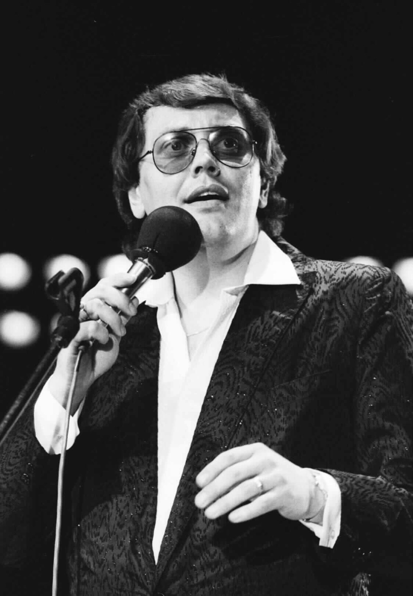 Spevák Karol Duchoň v roku 1984.