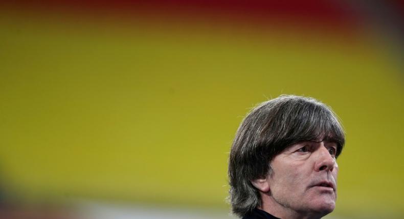 Facing questions: Germany coach Joachim Loew was meeting with his bosses on Monday