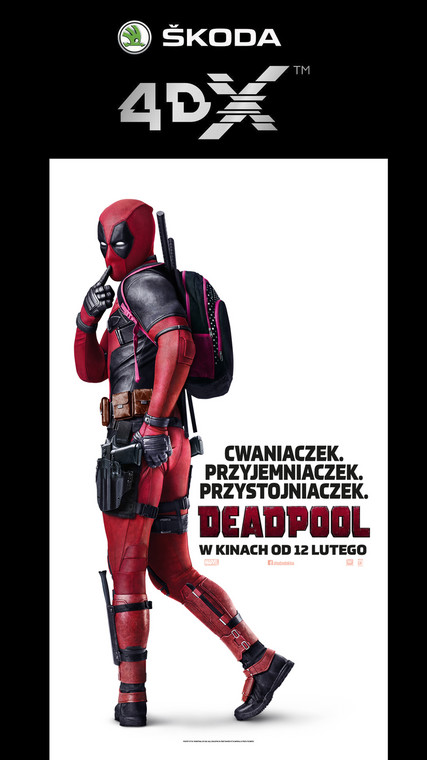 "Deadpool" w salach ŠKODA 4DX™