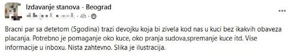 oglas za stan