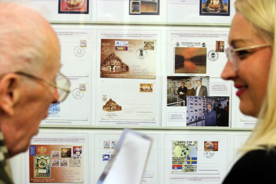 Izložba filatelista povodom otvaranja prvih pošti u Novom Sadu i Petrovaradinu