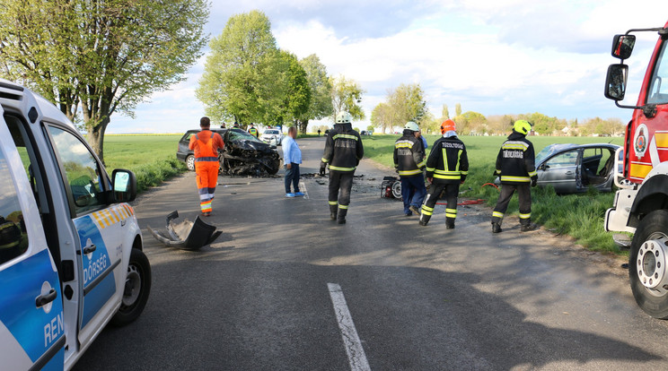 Súlyos baleset Somogyban, elaludt a sofőr / Fotó: police.hu