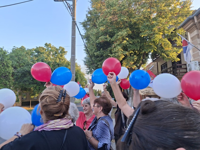 Skup građana protiv blokada u Kaću