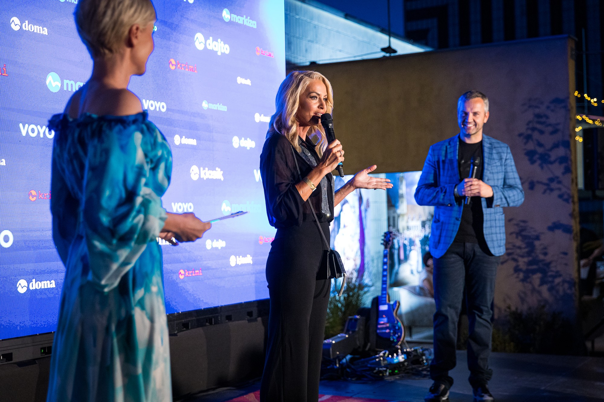 Letná párty TV Markíza - Marianna Ďurianová a Peter Gažík.