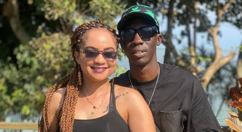 Lindah Mukasa with boyfriend Douglas Lwanga