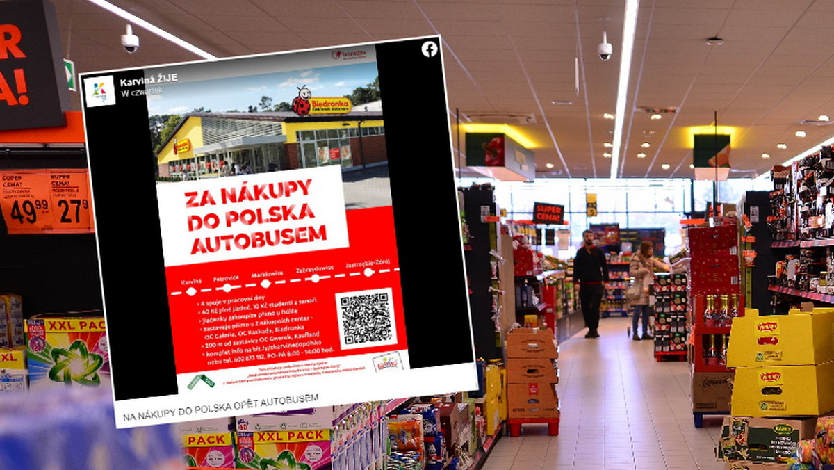 Czesi do Polski na zakupy jeżdżą autobusami. "Mamy ok. 13 kg mięsa"