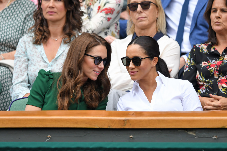 Księżna Kate i księżna Meghan na Wimbledonie