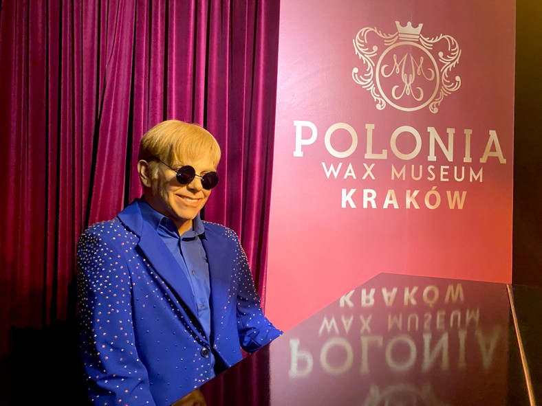 Elton John at Polonia Wax Museum in Krakow