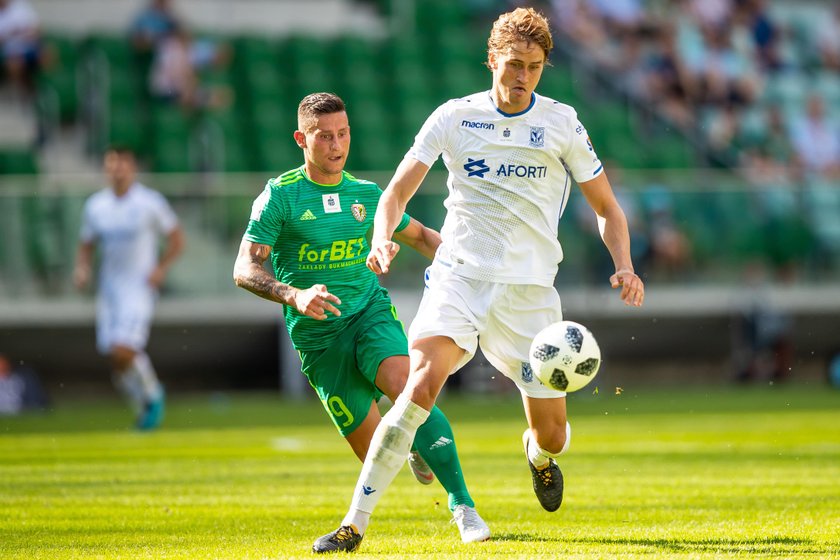 Pilka nozna. Ekstraklasa. Slask Wroclaw - Lech Poznan . 05.08.2018