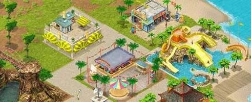 Screen z gry "Holiday World Tycoon".