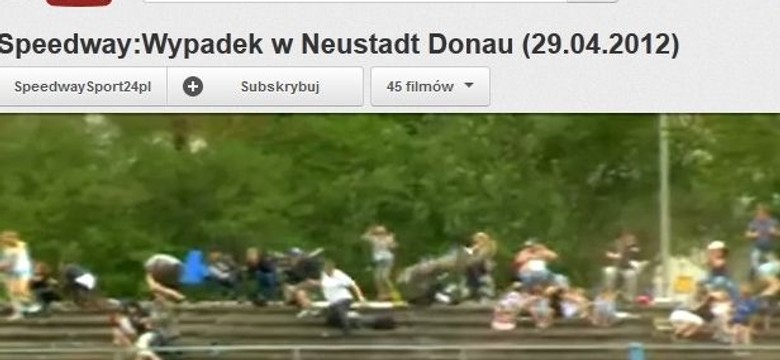 Koszmarny wypadek na torze żużlowym. Motocykl wpadł w kibiców. Wideo