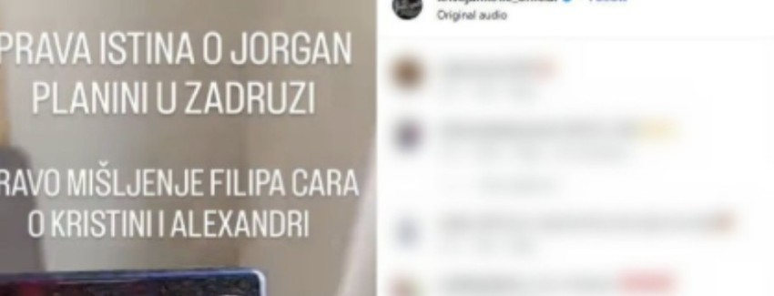 Filip Car najavio objašnjenje Kristijanovog snimka, pa iznenadio sve potezom
