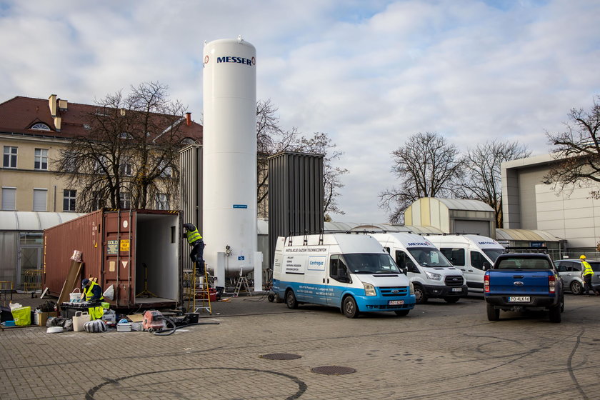 Szpital polowy na MTP