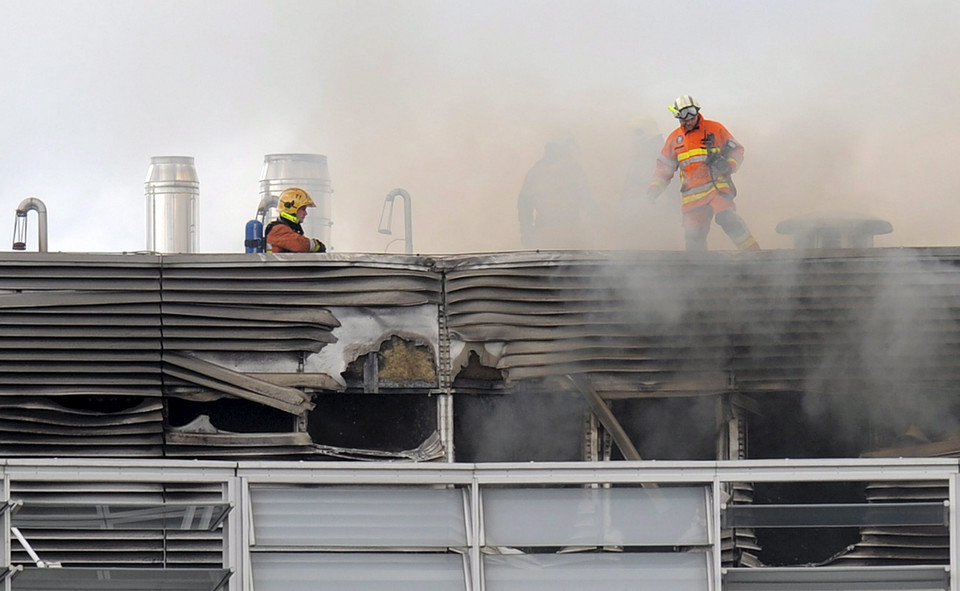 BELGIUM BRUSSELS EU BERLAYMONT FIRE