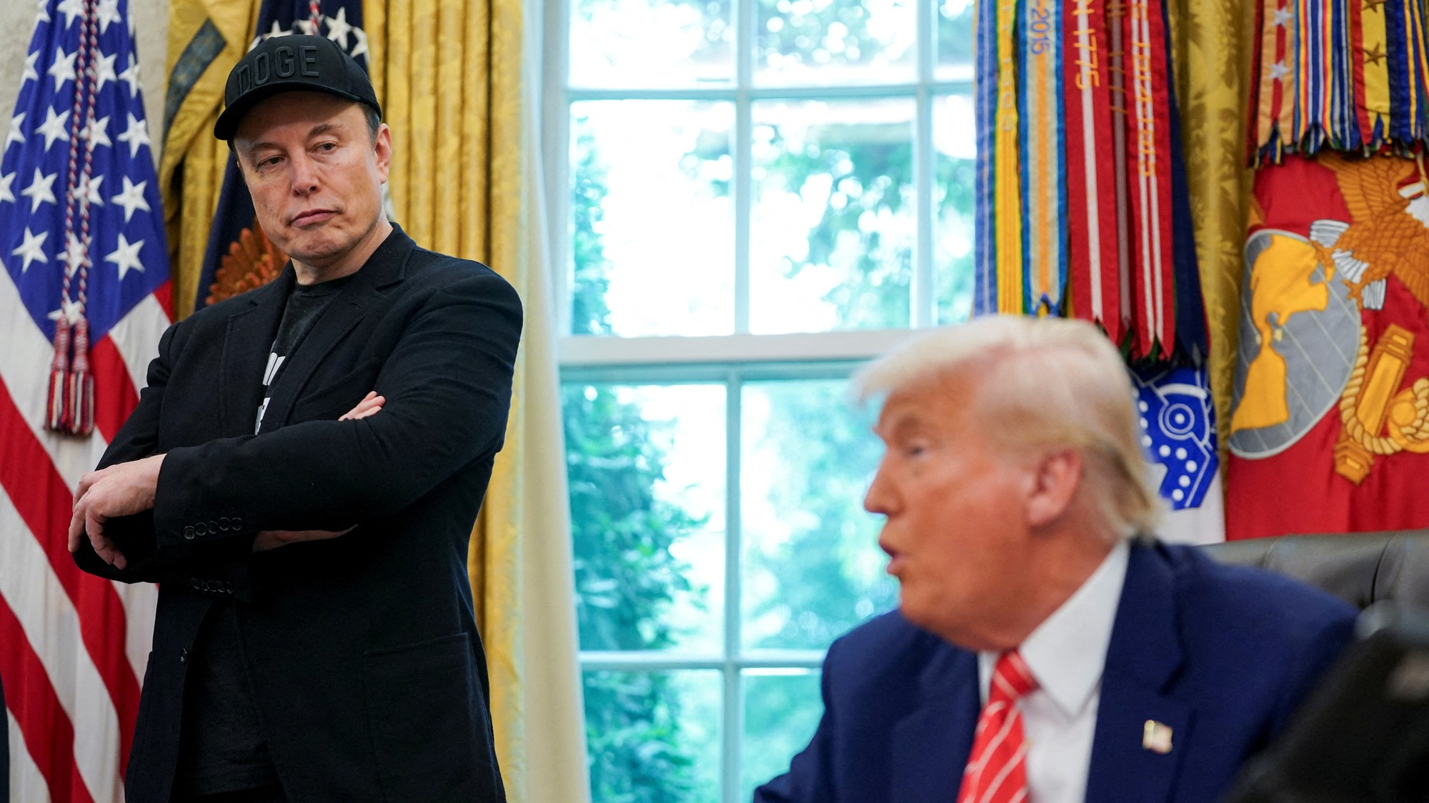 Elon Musk a Donald Trump na spoločnej fotografii ešte z mája 2025