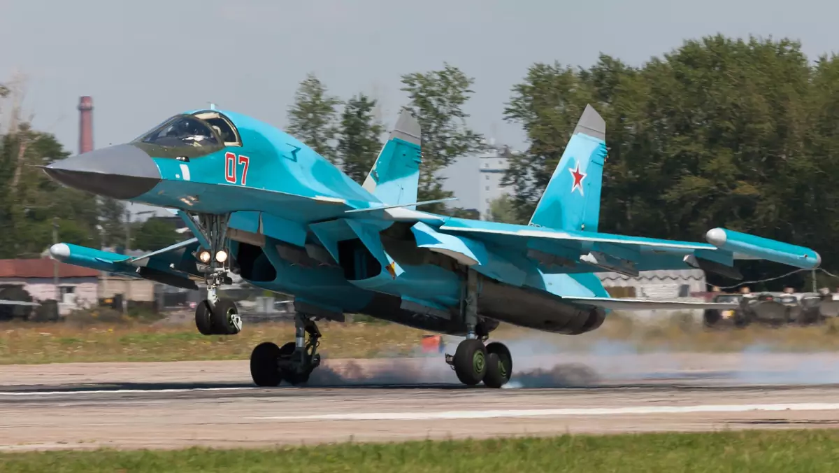 Su-34 to jeden z najnowocześniejszych maszyn w rosyjskiej flocie powietrznej