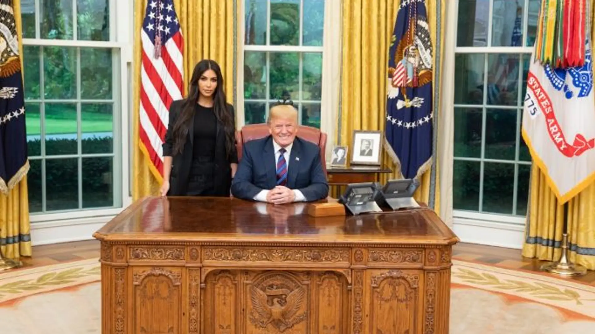 Kim Kardashian z wizytą u Trumpa w Białym Domu. O czym rozmawiali?