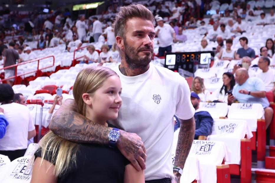 David Beckham és lánya, Harper
