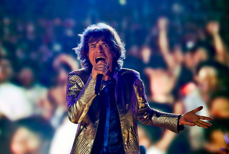 Mick Jagger na festiwalu Rock in Rio w Lizbonie