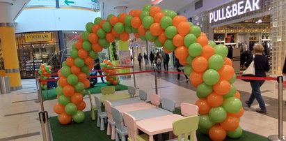 Balonowe eksponaty w Poznań City Center