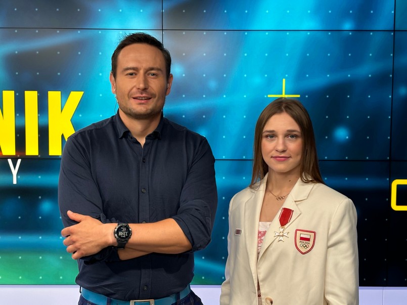 Piotr Nowak i Julia Szeremeta